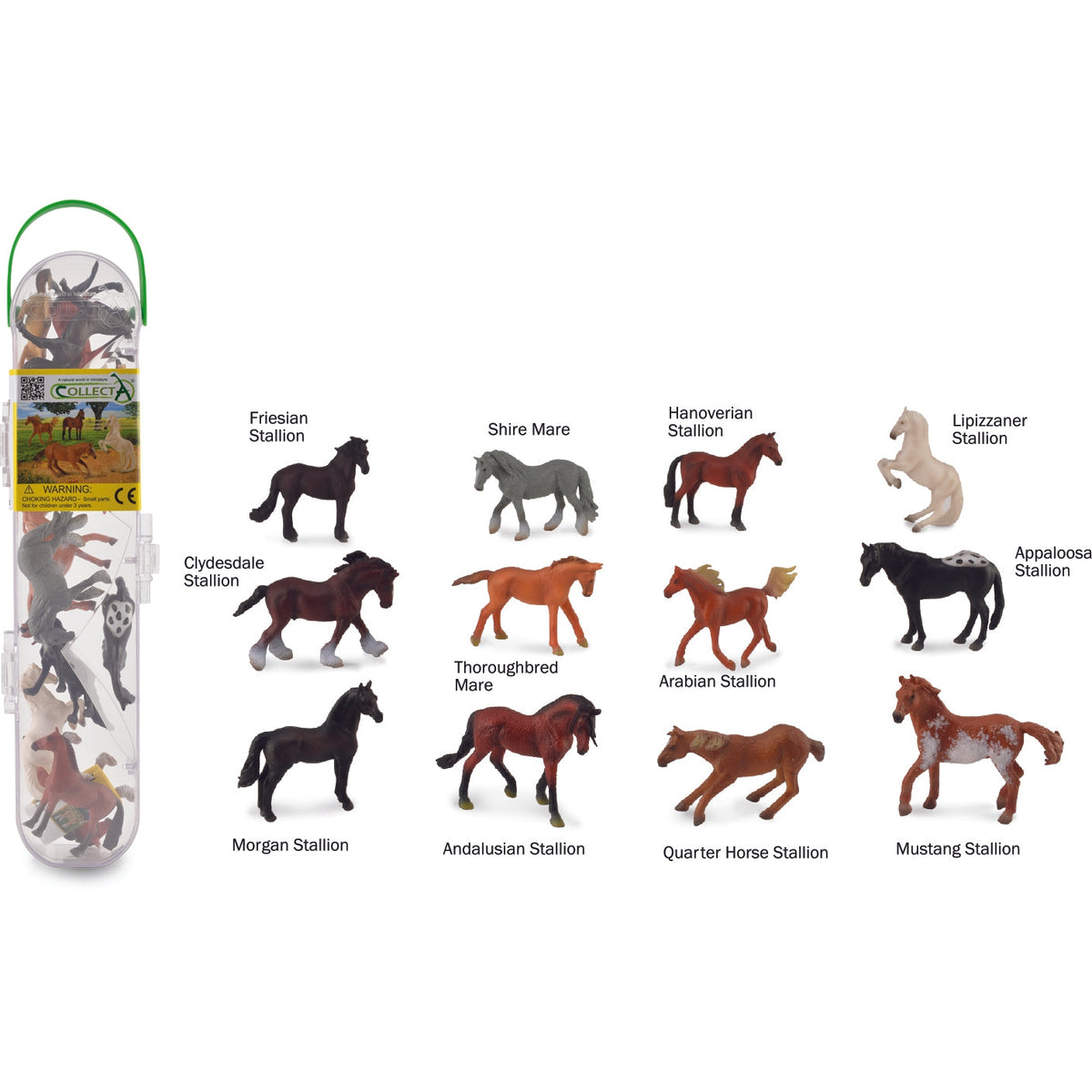 עולם החי מארז - סוסים (12 חיות) Default Title