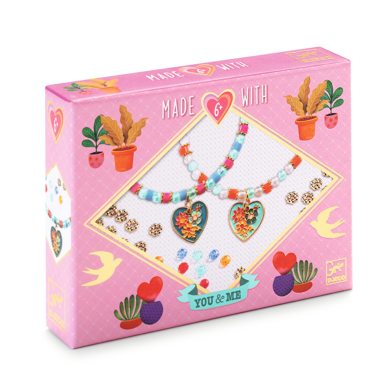 יצירה צמידי חברות -  לי ולך לבבות