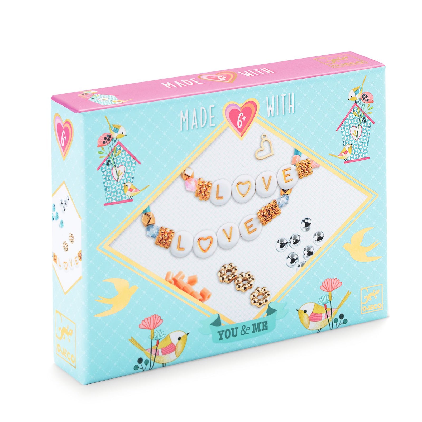 יצירה צמידי חברות -  לי ולך אותיות