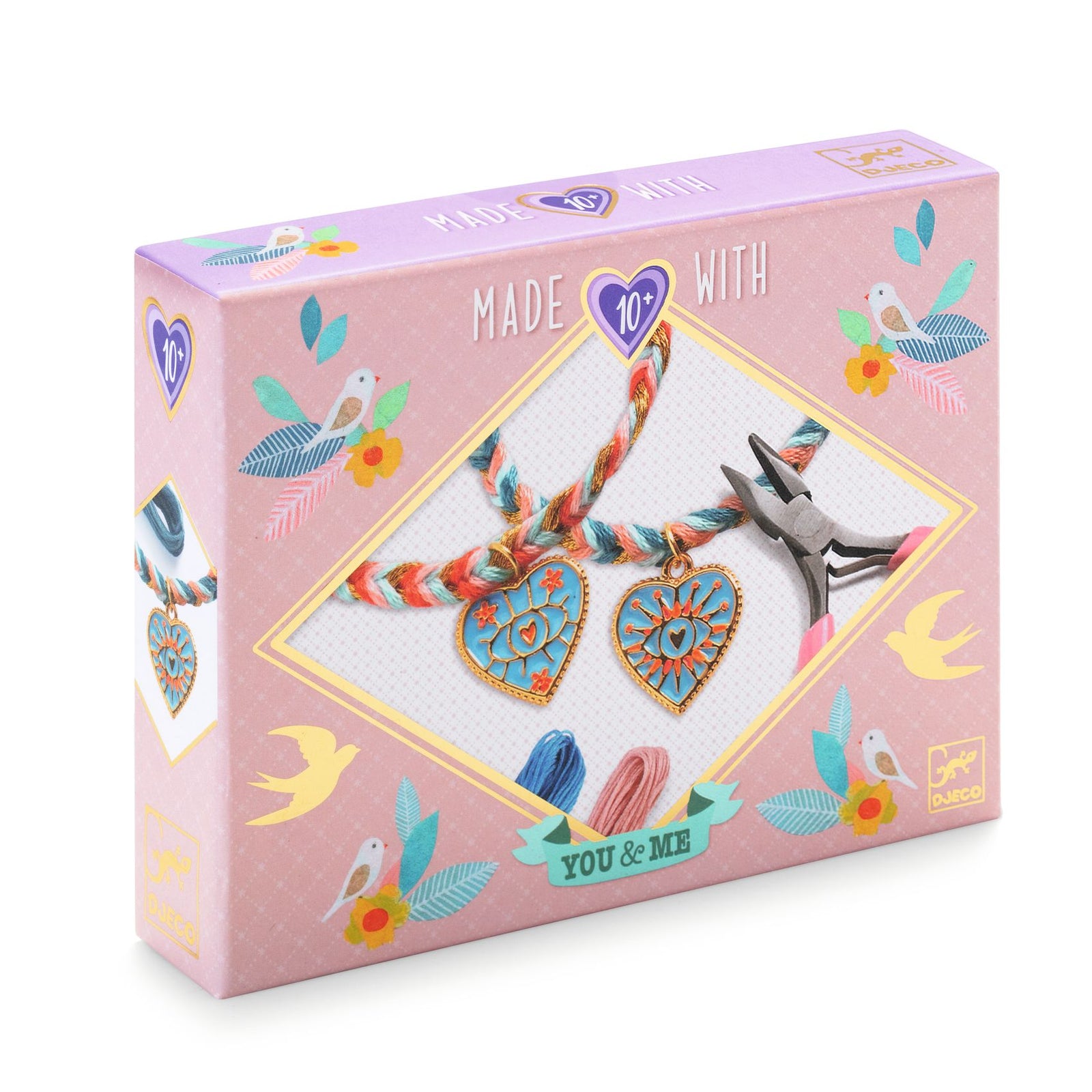 יצירה צמידי חברות -  לי ולך לבביות