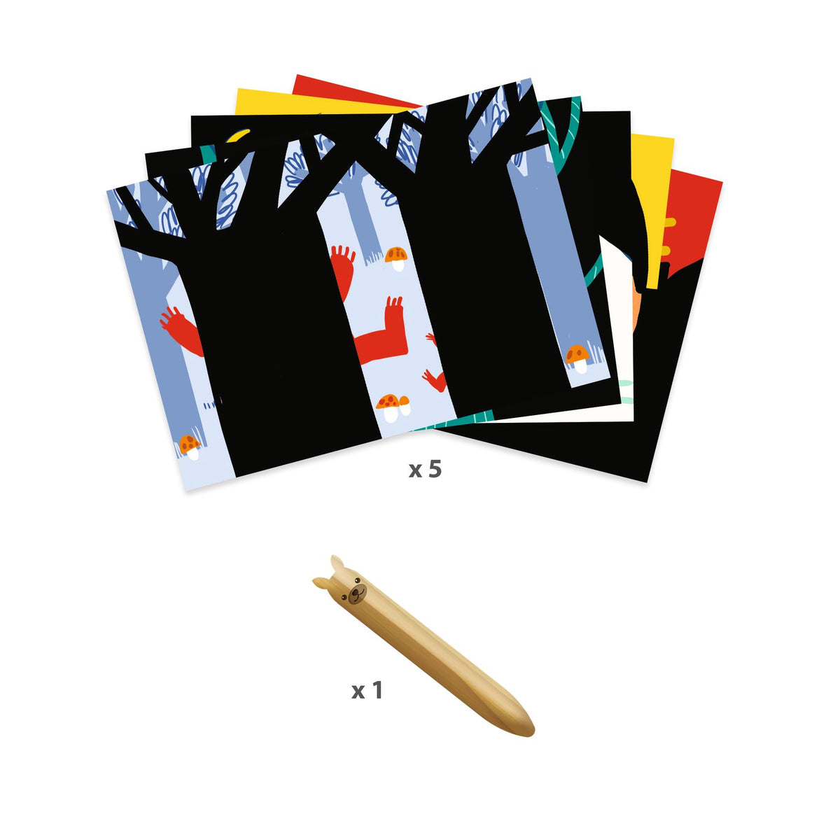 יצירה לקטנטנים - גירוד לומדים על טבע Default Title