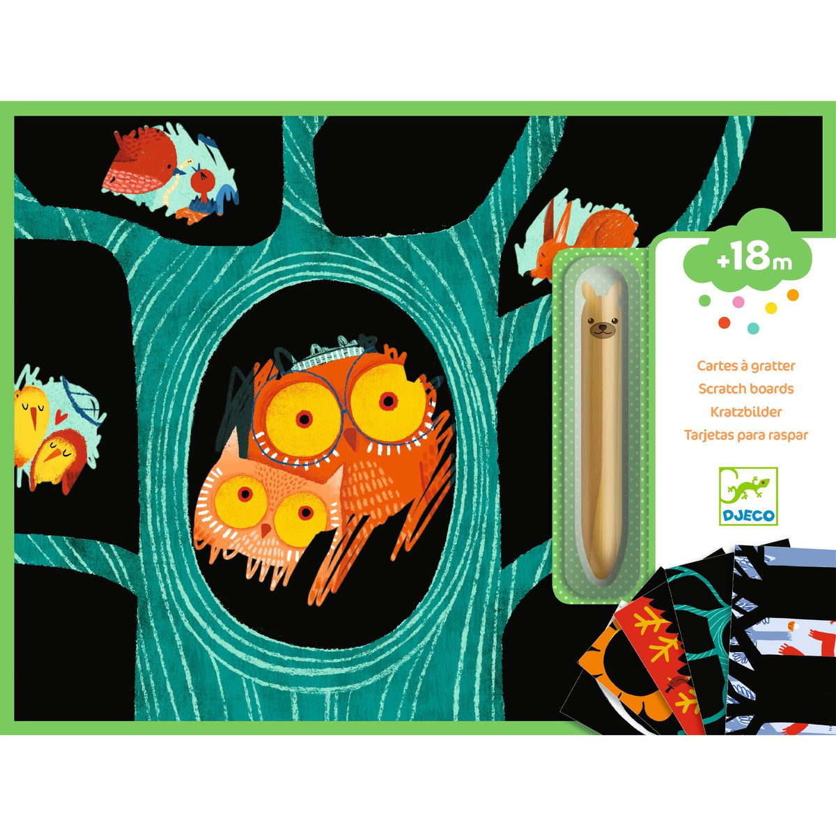 יצירה לקטנטנים - גירוד לומדים על טבע Default Title