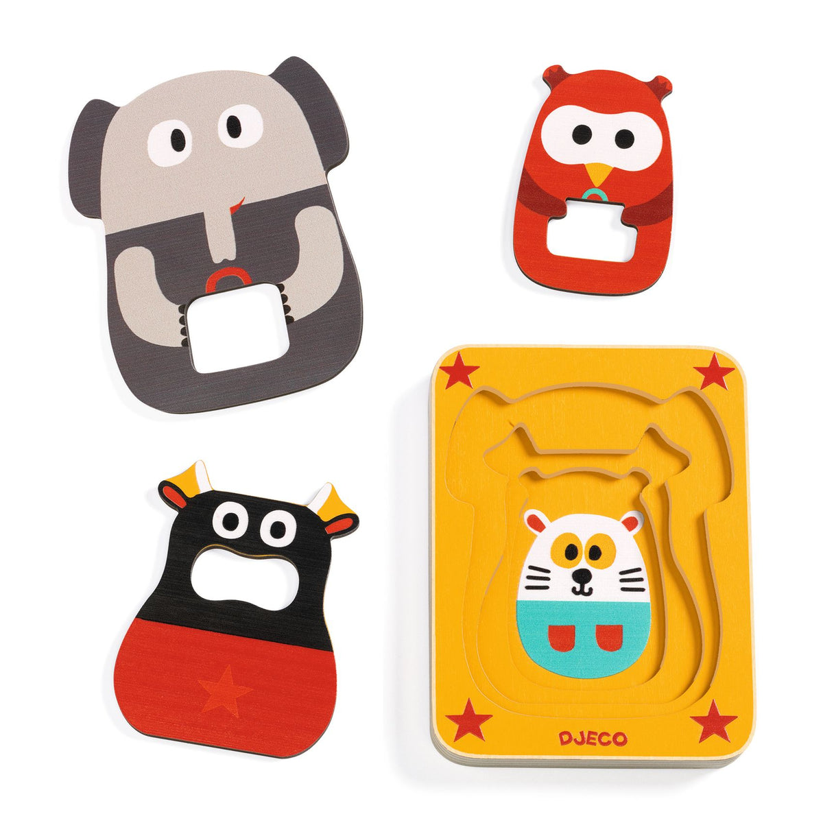 פאזל עץ רב שכבתי - ליאו וחברים Default Title