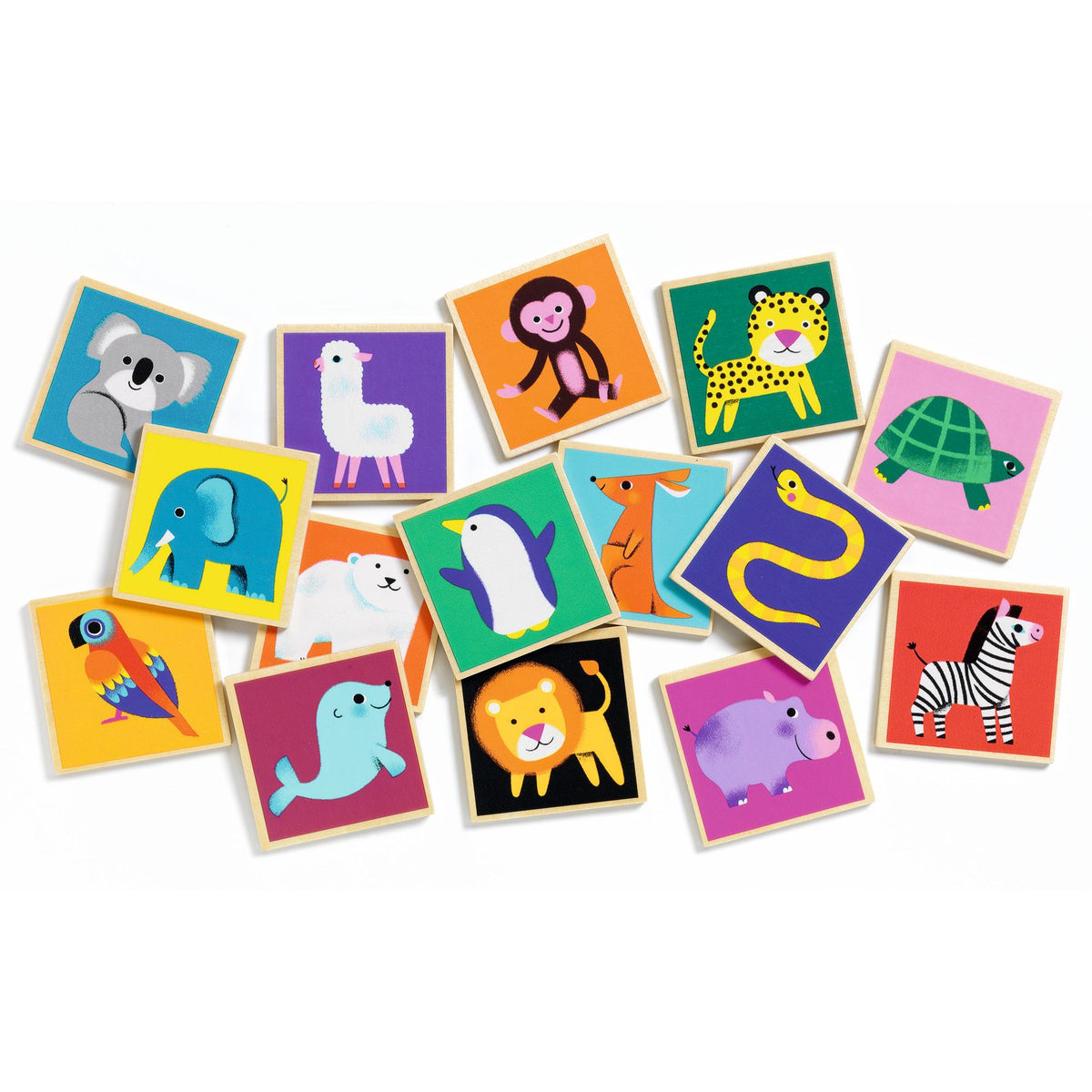 משחק זכרון עץ - חיות Default Title