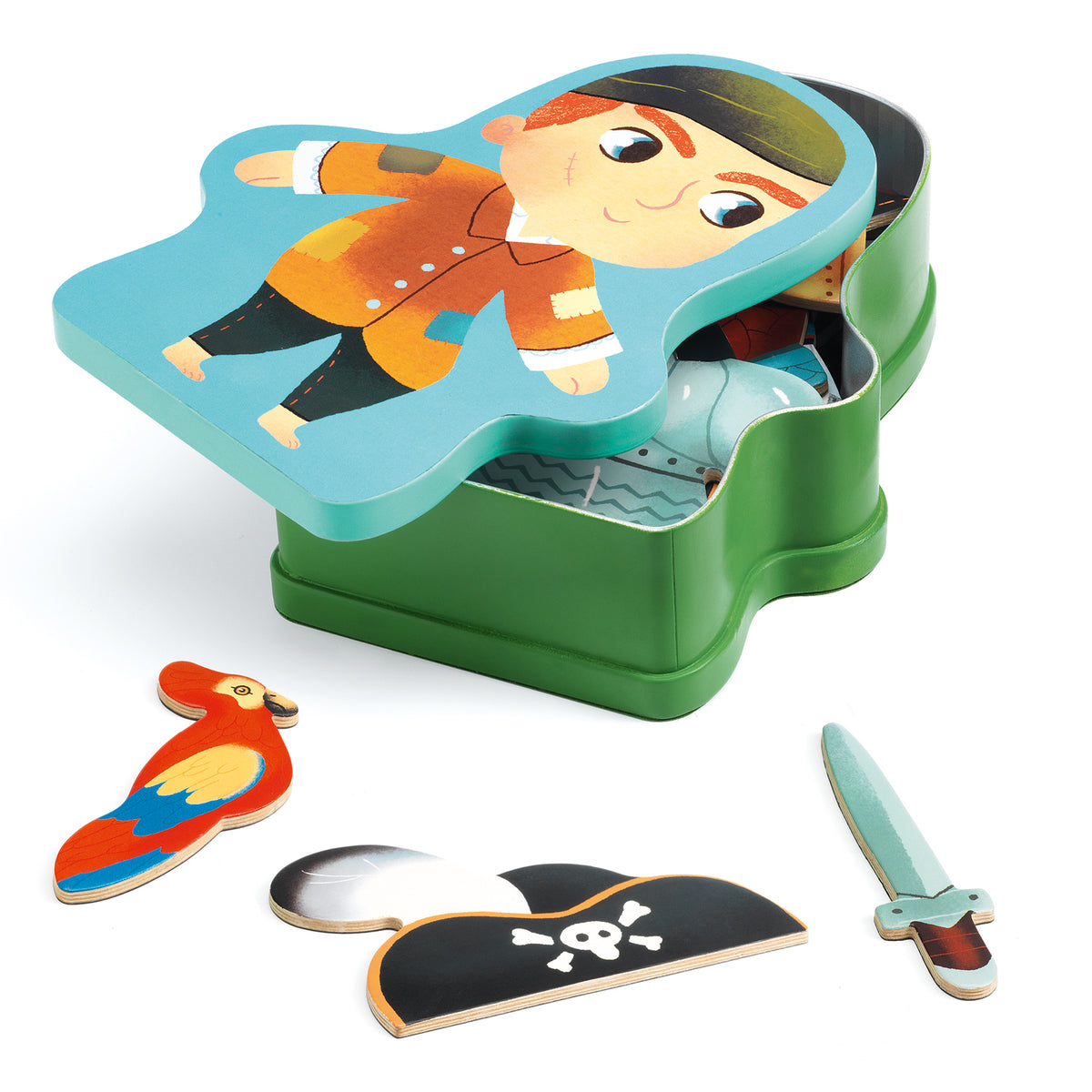 מגנטים בקופסת מתכת - דמויות