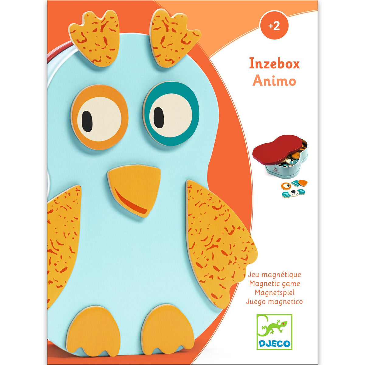 מגנטים בקופסת מתכת - חיות