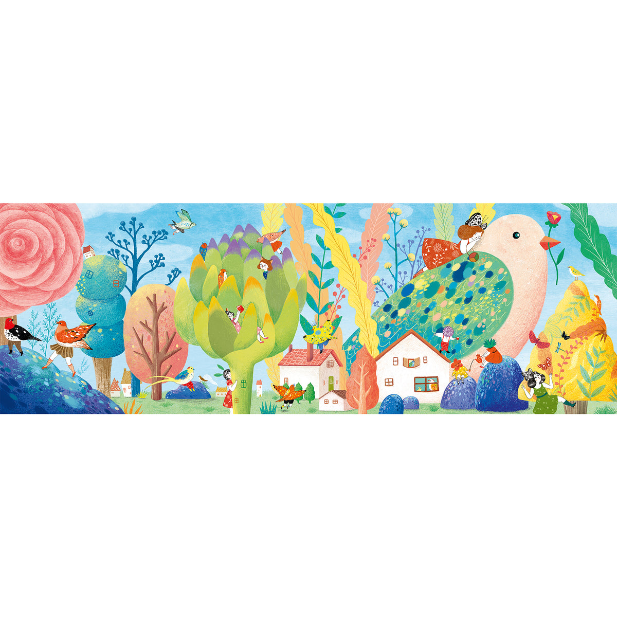 פאזל גלריה 350 - גברת ציפורי