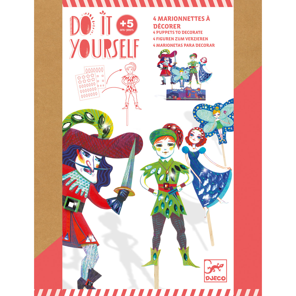 יצירה DIY - אגדות בדמויות פיטר פן