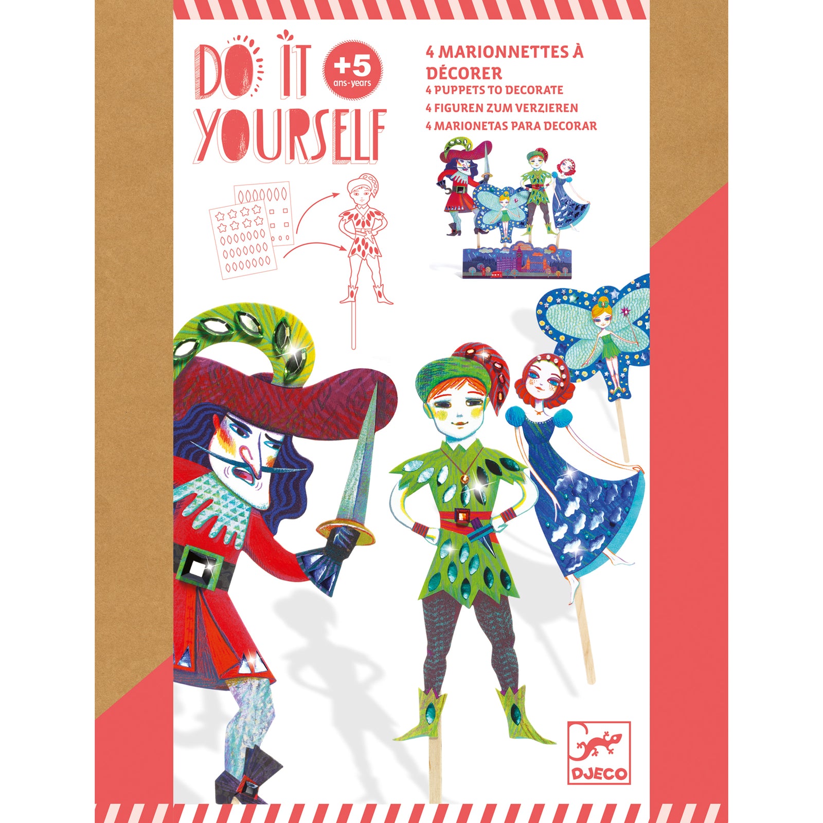 יצירה DIY - אגדות בדמויות פיטר פן