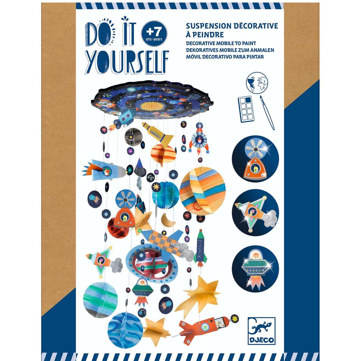 יצירה DIY, צביעה ובניה - מובייל מערכת השמש Default Title