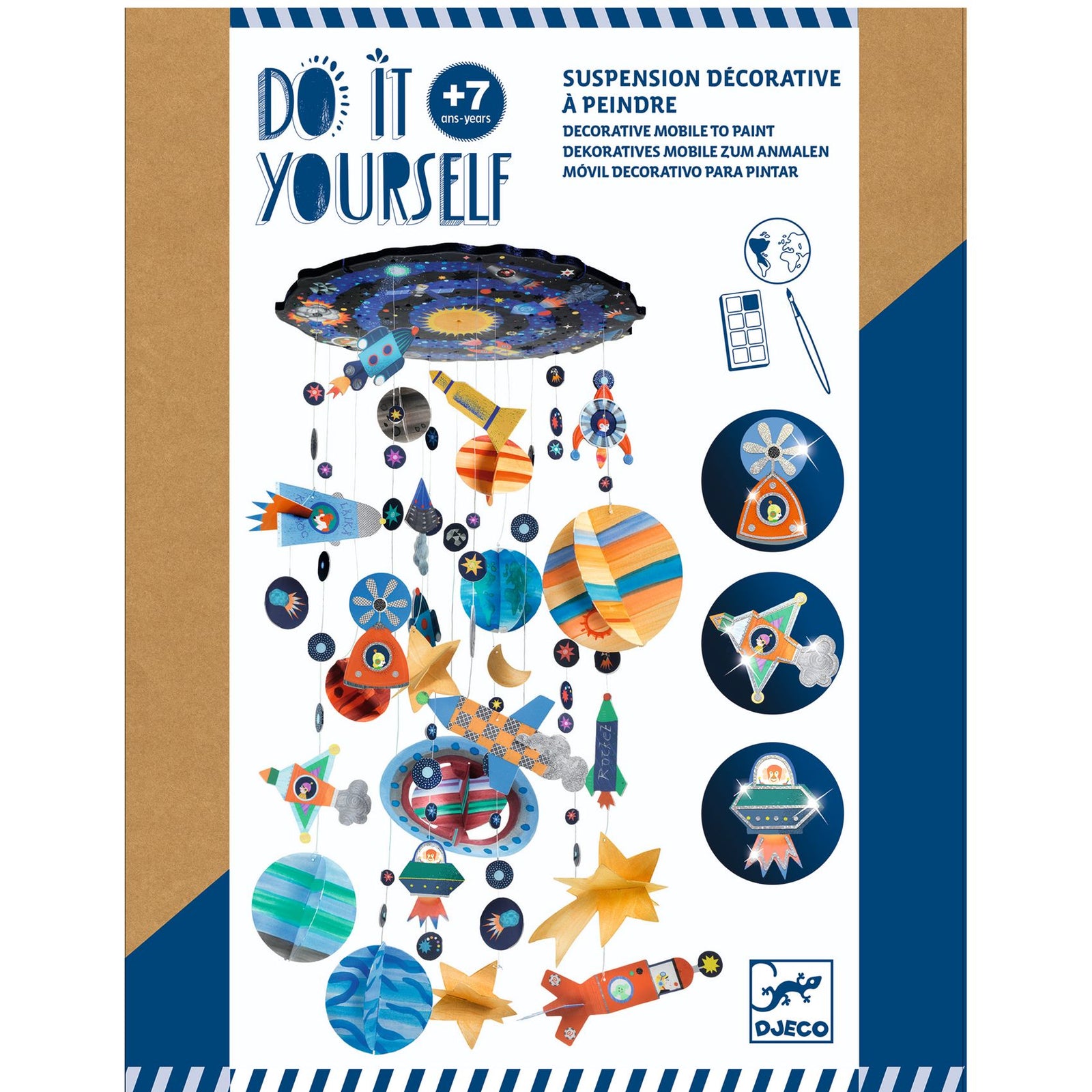 יצירה DIY, צביעה ובניה - מובייל מערכת השמש Default Title