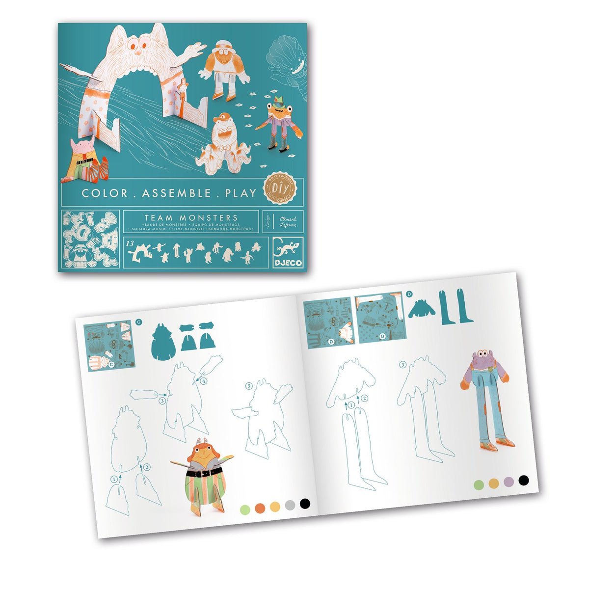 יצירה DIY -  קבוצת  מפלצולה Default Title