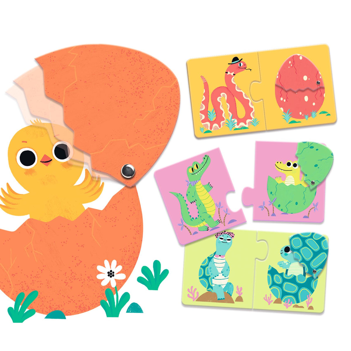 פאזל דואו - חיות מטילות Default Title