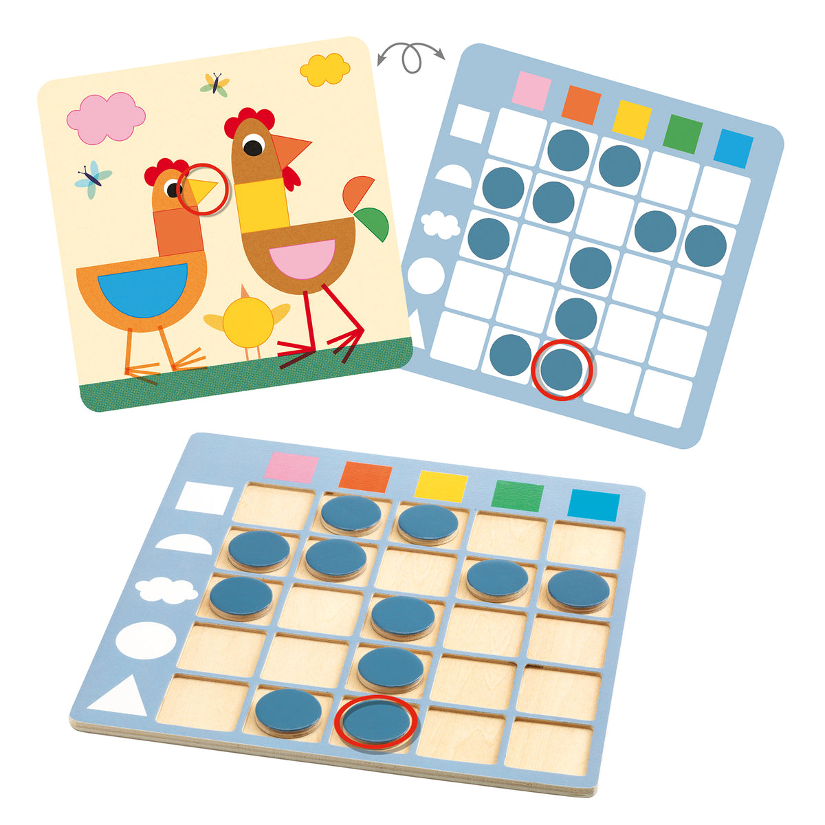 לימודי - צבעים בלוח