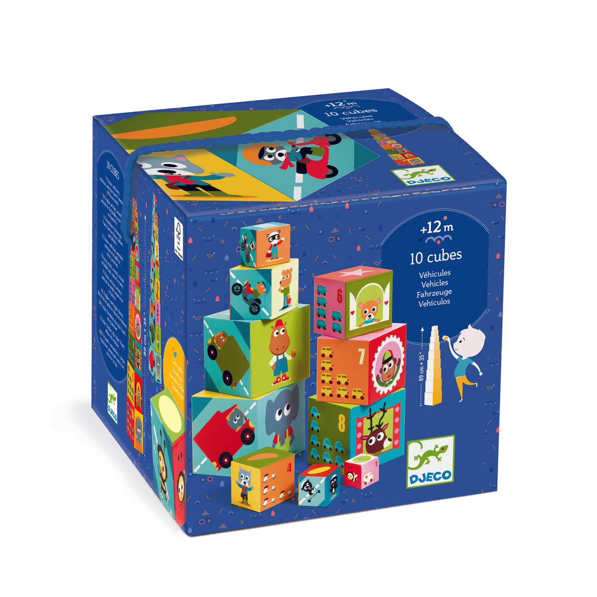 מגדל קוביות - רכבים