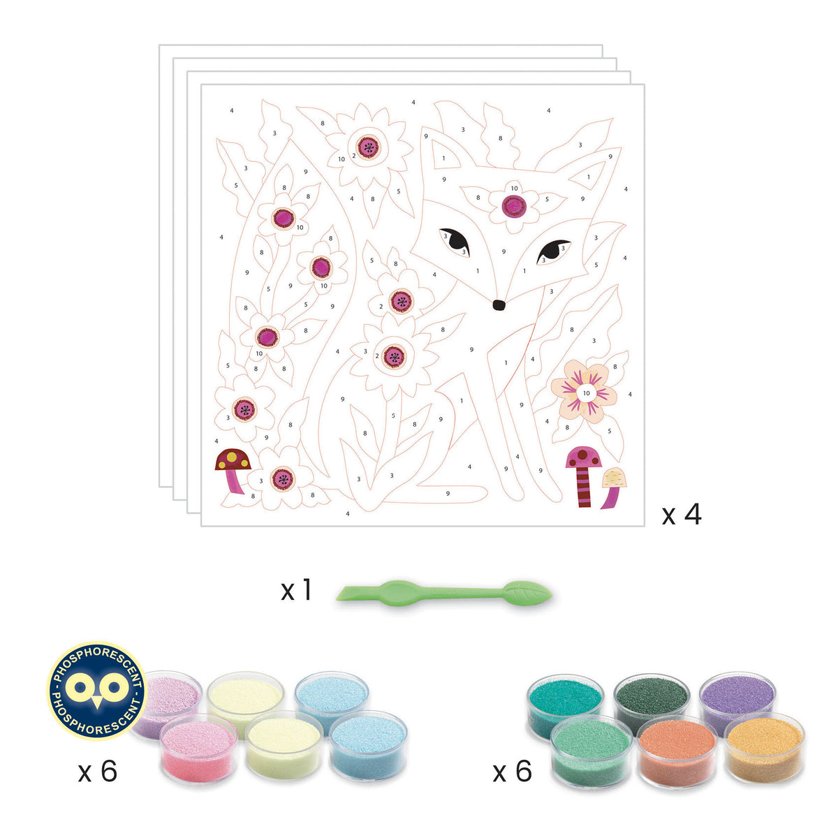 יצירה עם חול מאיר בחושך - נצנוצי הגינה Default Title