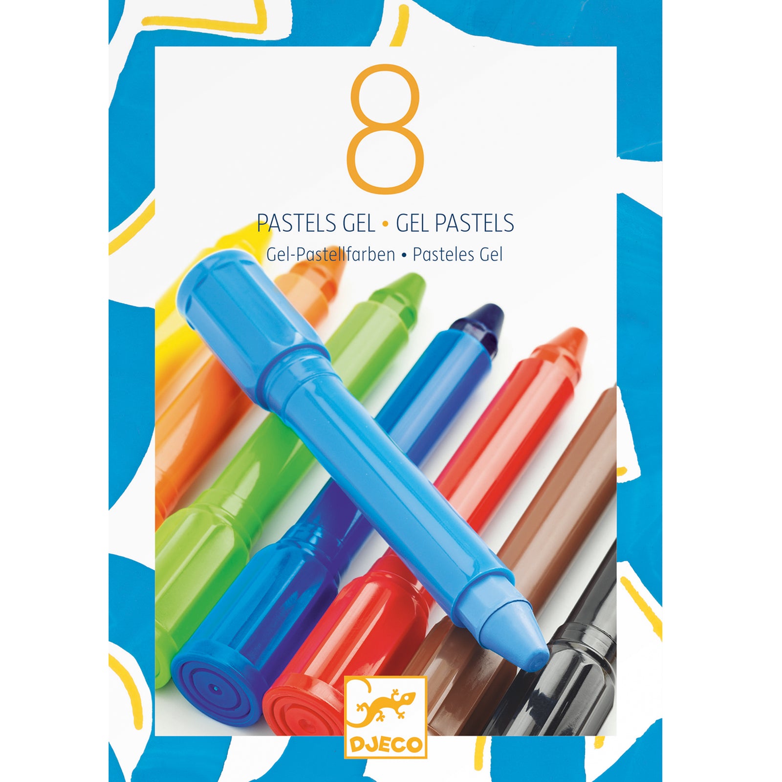 יצירה חומרים - 8 ג'ל פסטל קלאסי