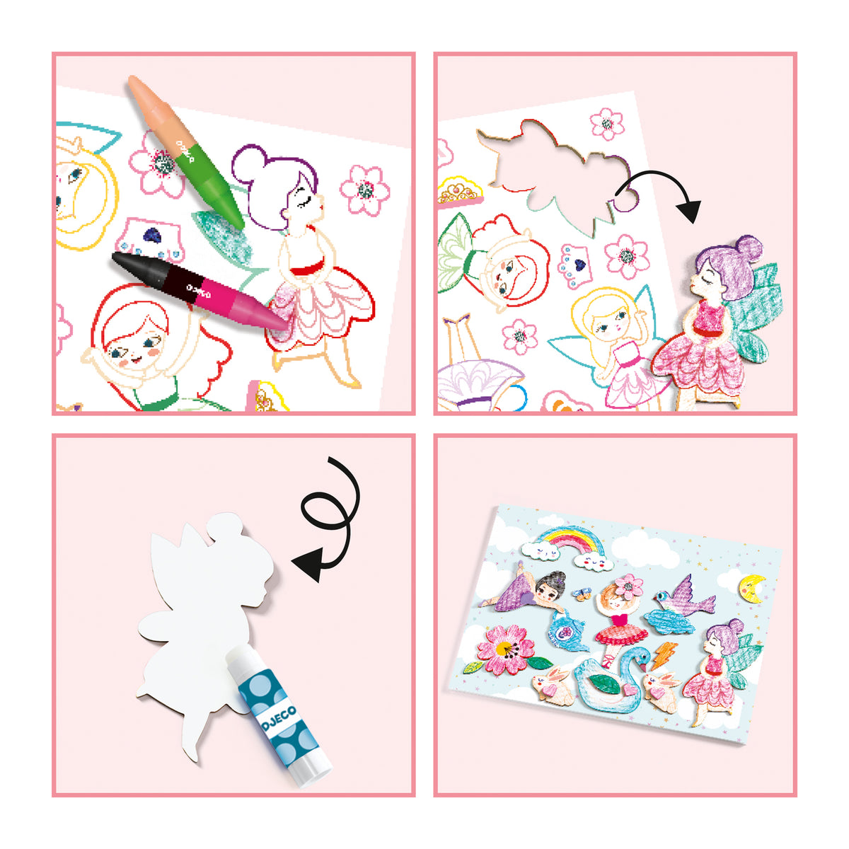 יצירה לקטנים - עולם יצירה ורוד