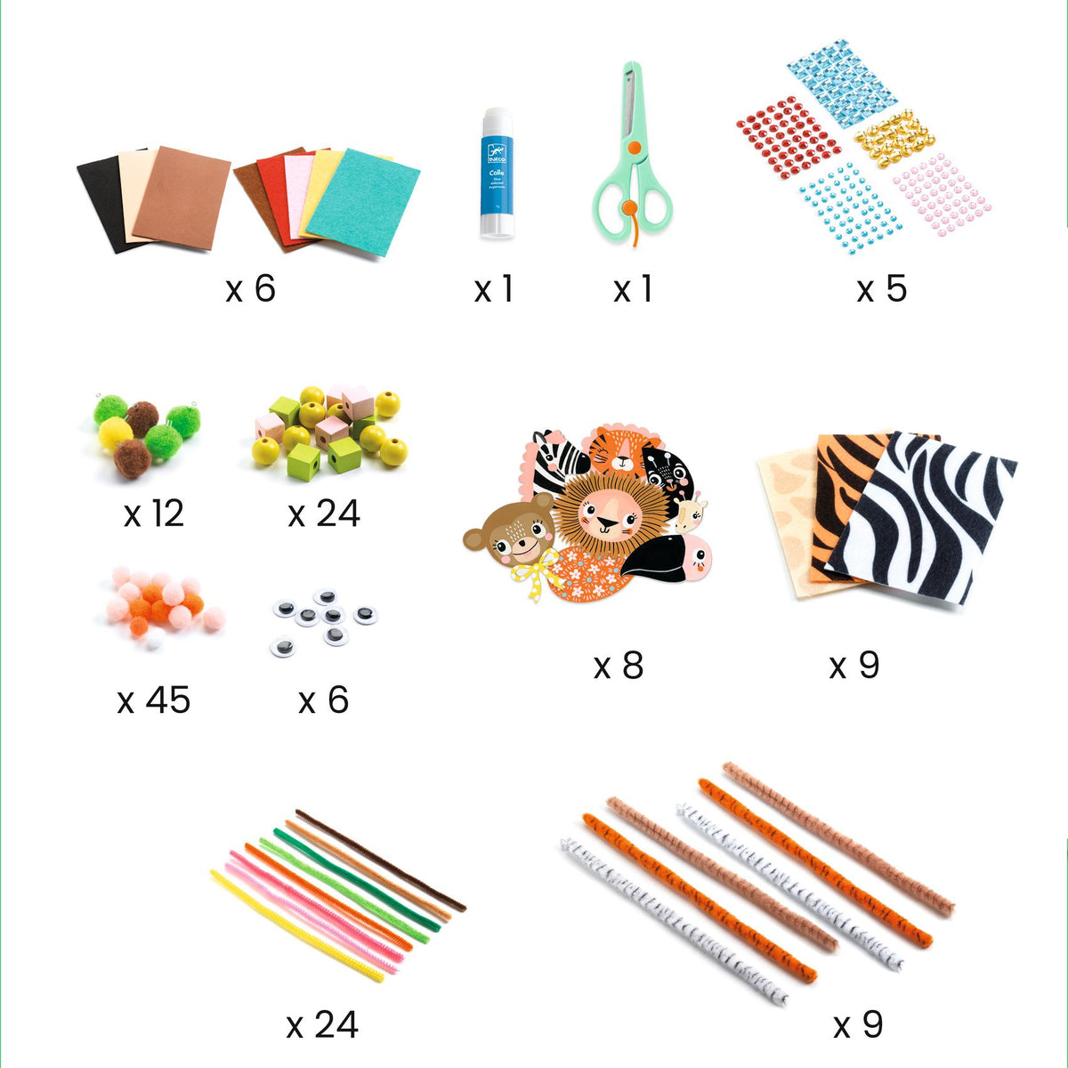 יצירה ערכה לקטנים - ג&#39;ונגל Default Title