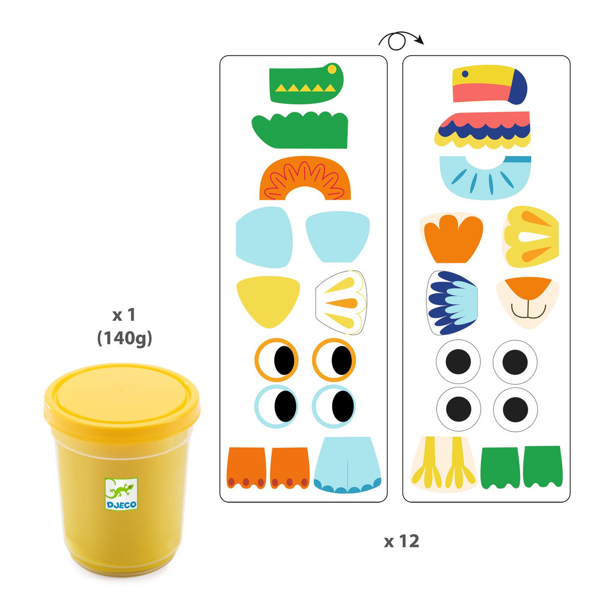 יצירה בצק - החיות שלי Default Title