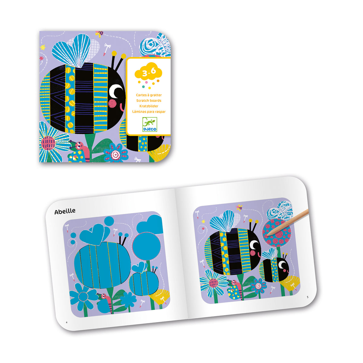 יצירה לקטנים - חריטה חרקים