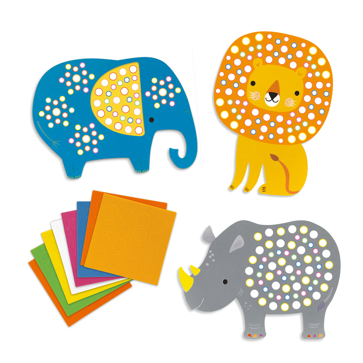 יצירה - מוזאיקה לקטנים ג&#39;ונגל רך