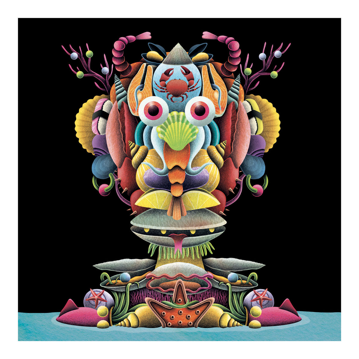 יצירה בהשראת אמנים -  ארצ&#39;ימבולדו מדבקות Default Title