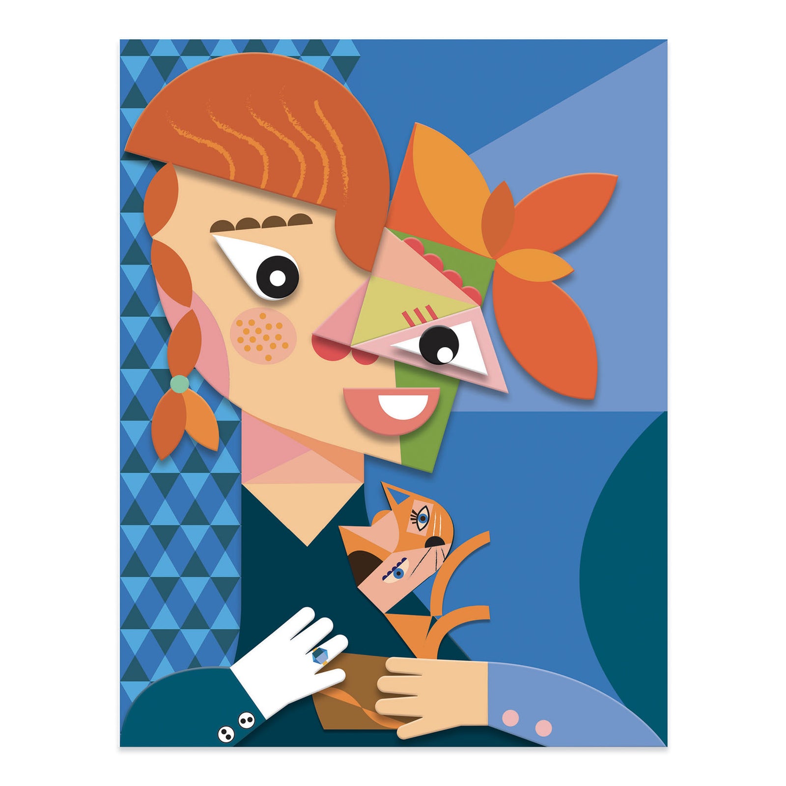 יצירה בהשראת אמנים -  פיקאסו קולאז Default Title