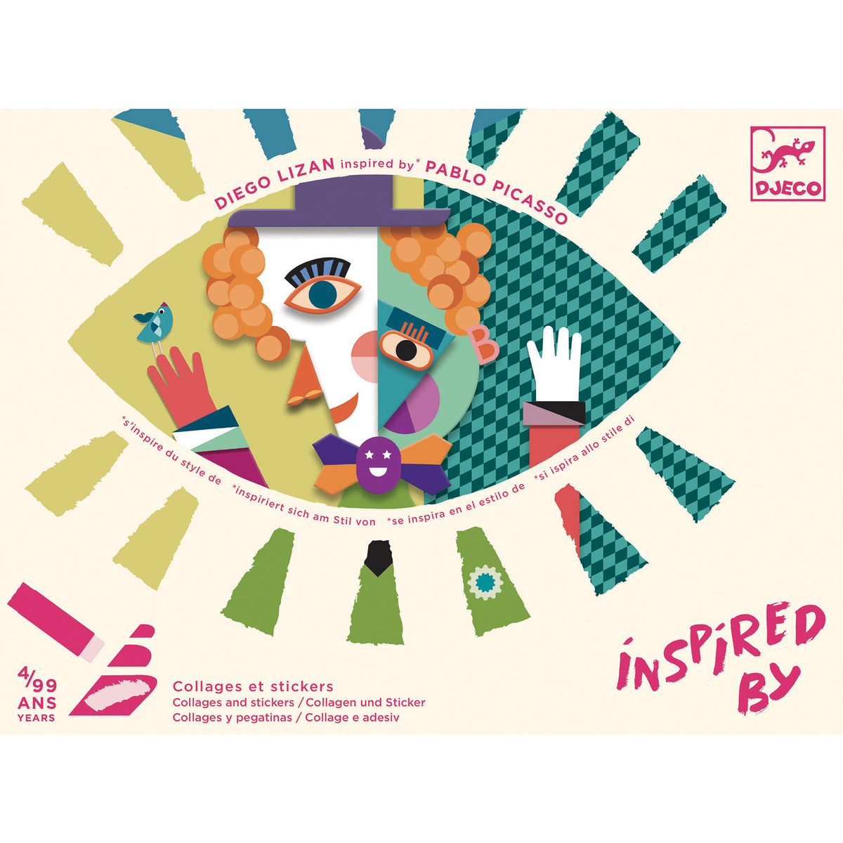 יצירה בהשראת אמנים -  פיקאסו קולאז Default Title