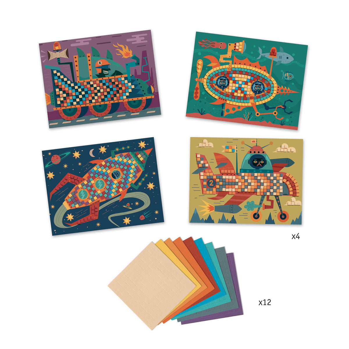 יצירה מוזאיקה כלי רכב