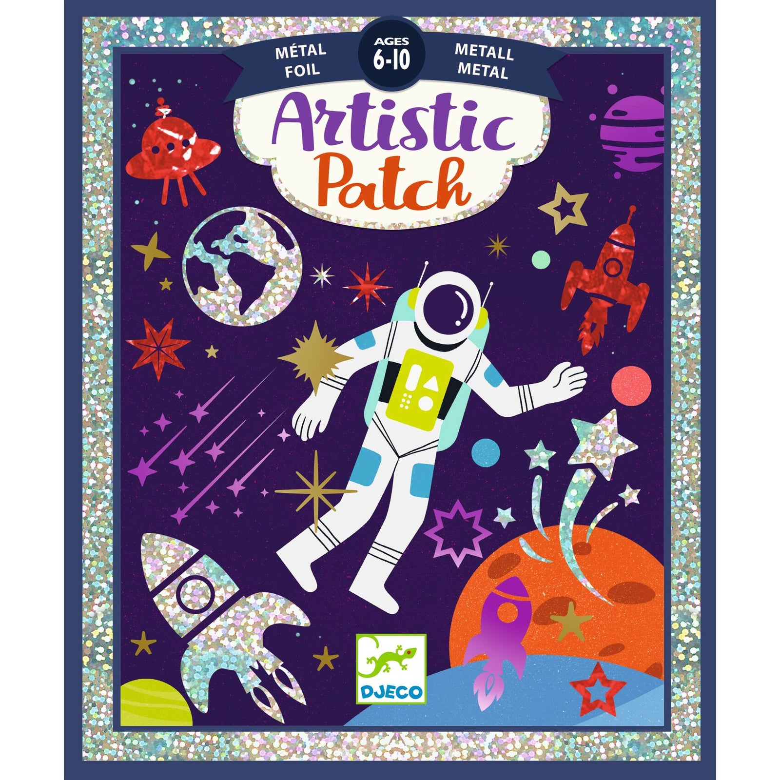 יצירה - ערכת הדבקה מטאלית קוסמוס