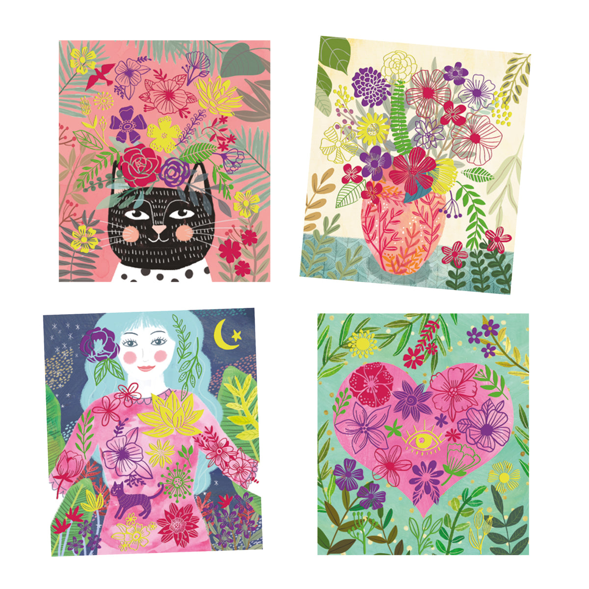 יצירה - ערכת הדבקה נוצץ פריחה