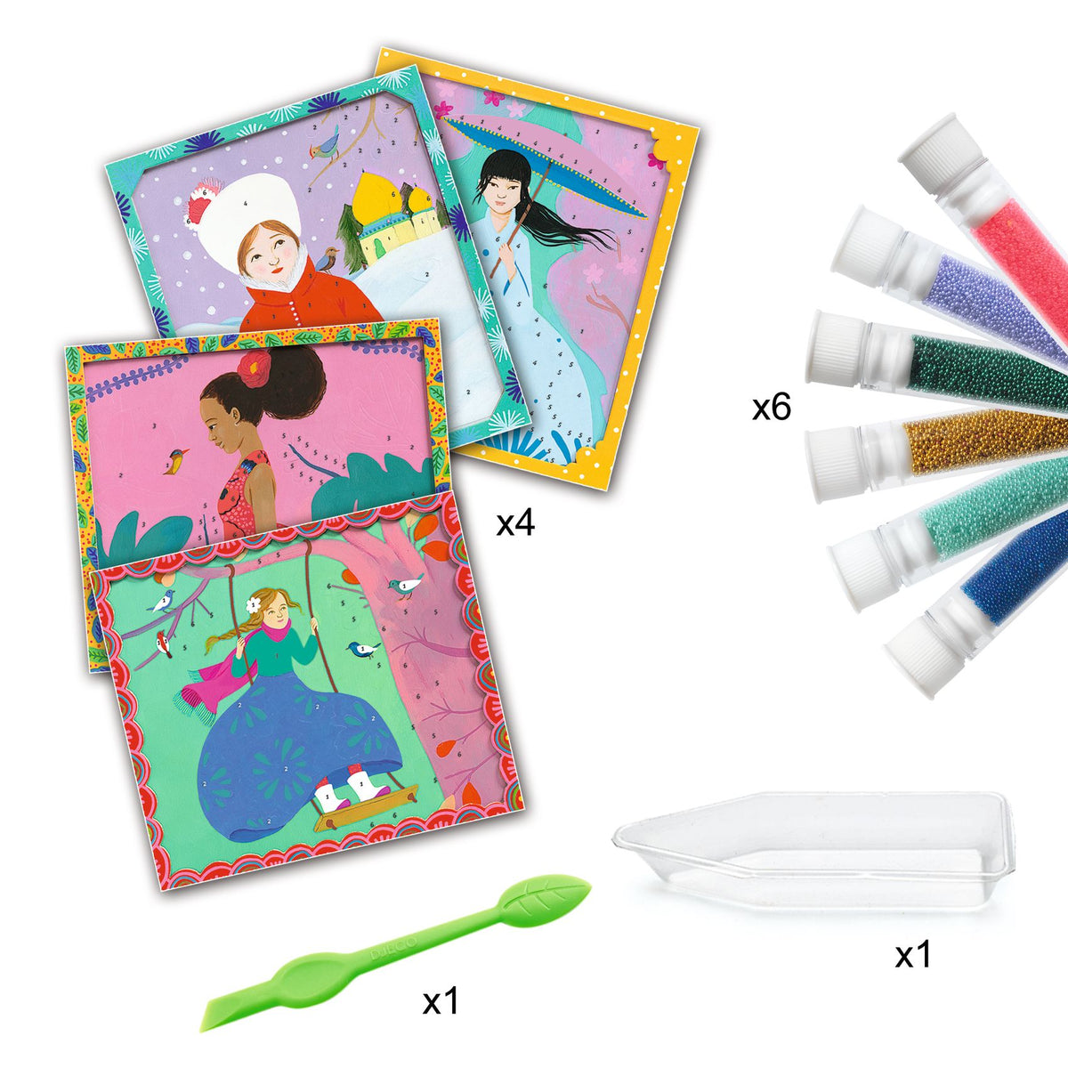 יצירה - חרוזי מיקרו מסביב לעולם