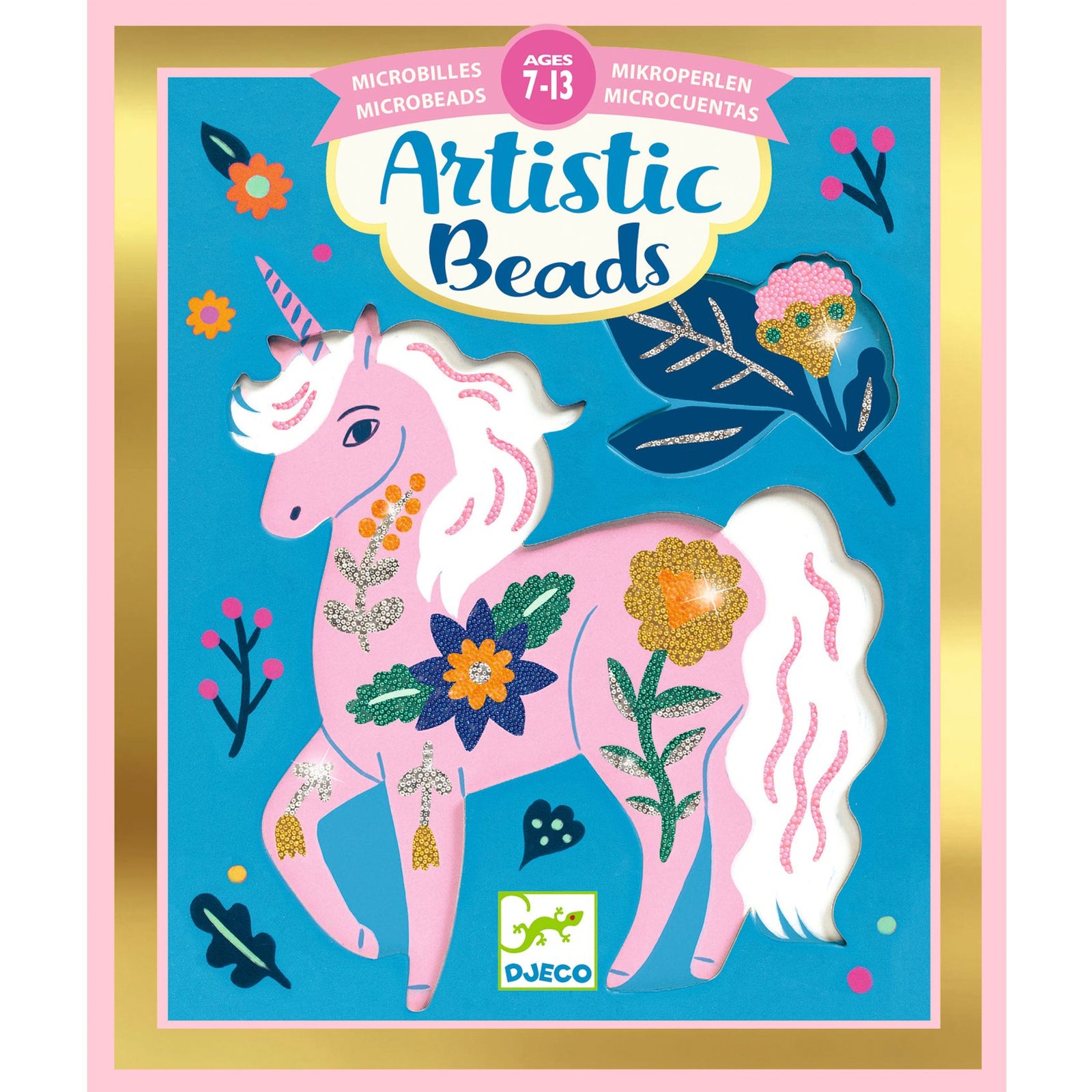 יצירה - חרוזי מיקרו פרחים ופרווה