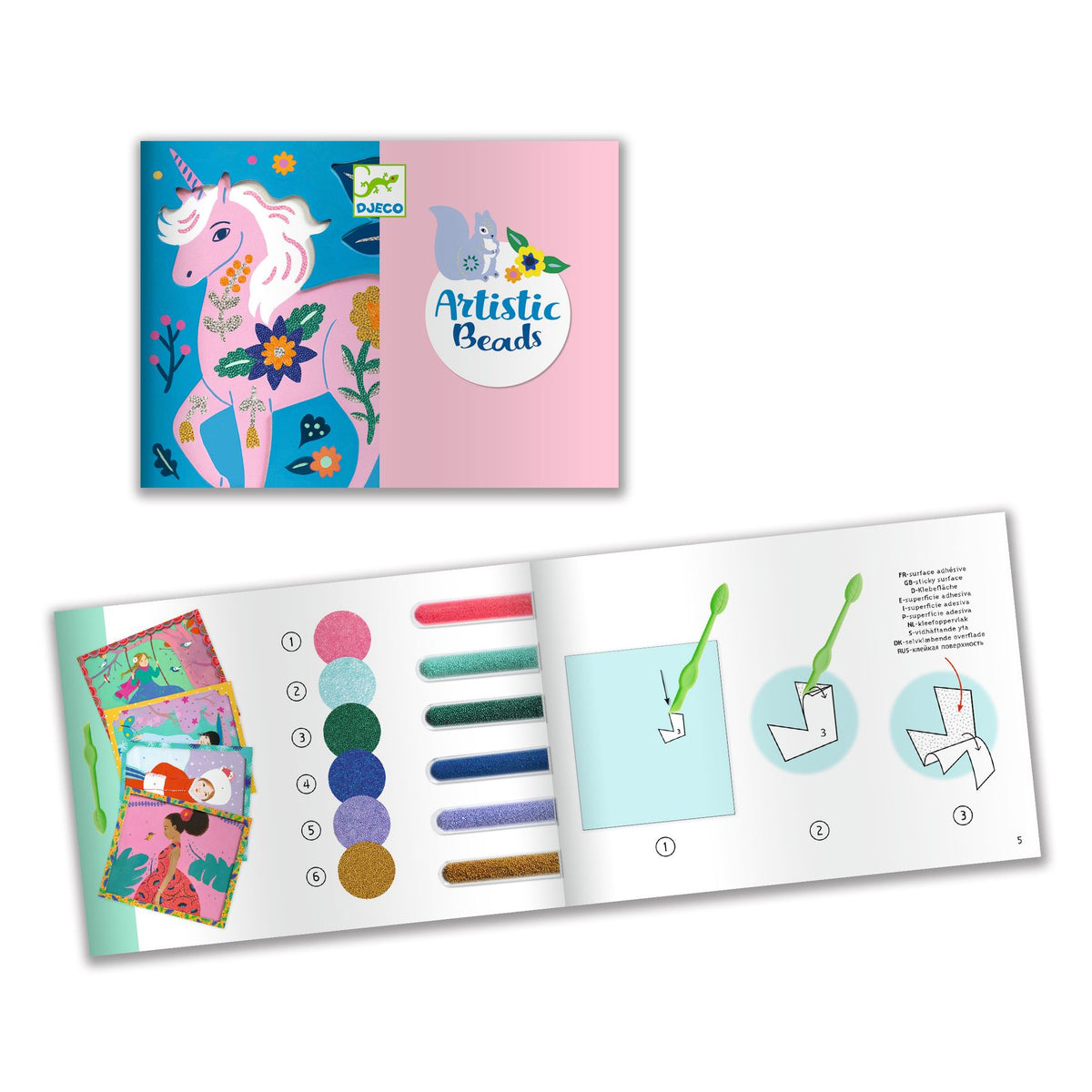 יצירה - חרוזי מיקרו פרחים ופרווה