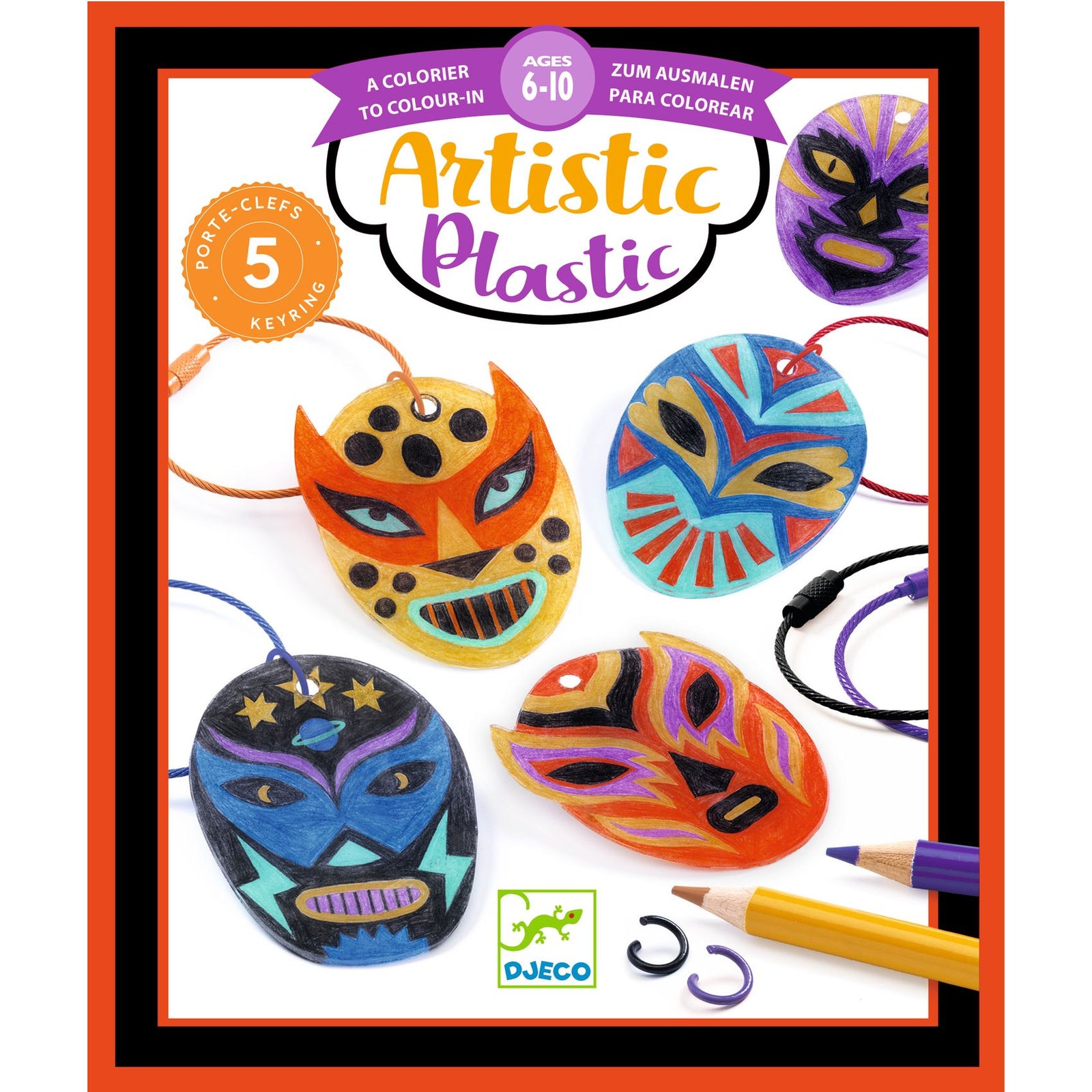 יצירה שרינקי דינקס - מחזיקי מפתחות מסיכות האבקות Default Title