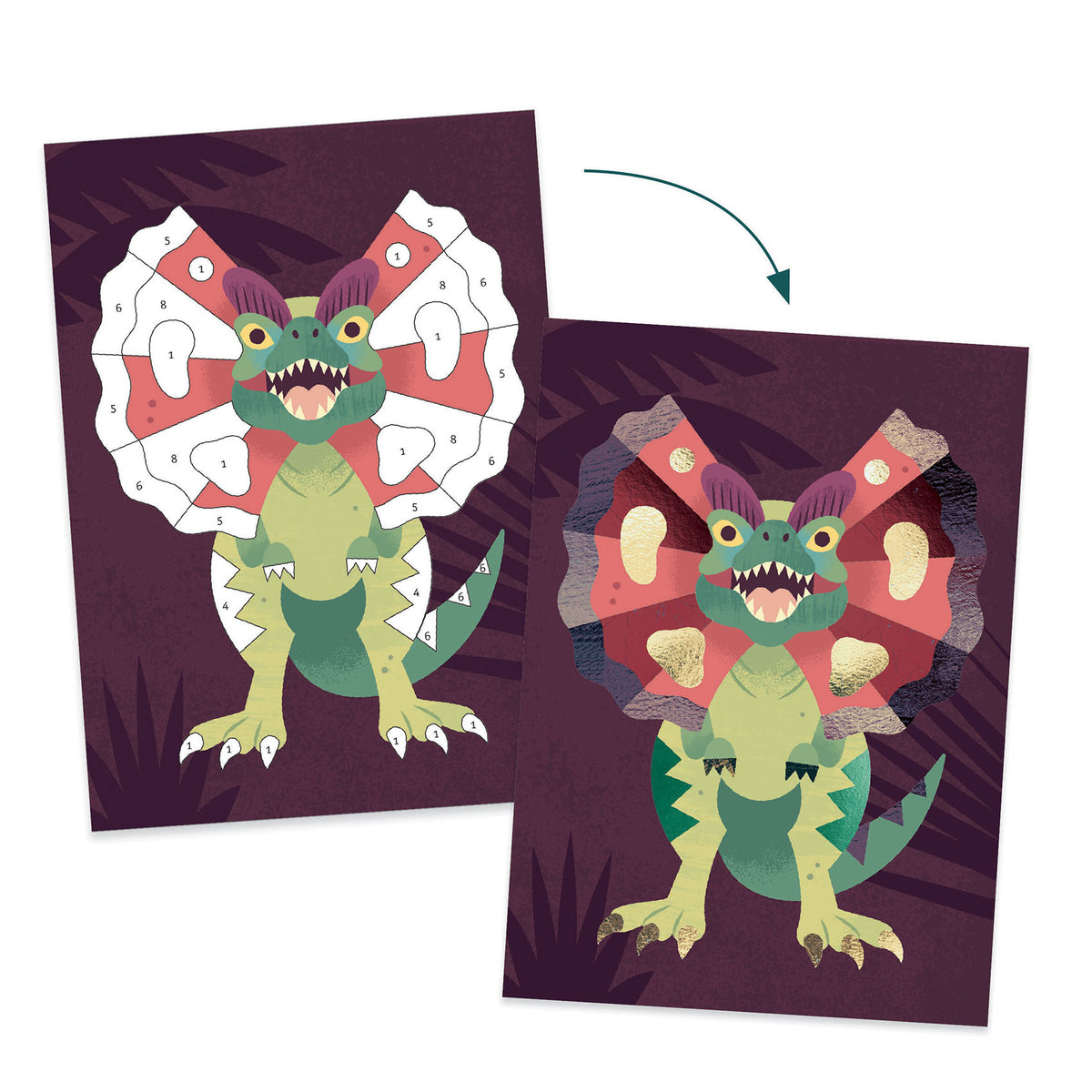 יצירה עם דפי פויל - דינוזאורים Default Title