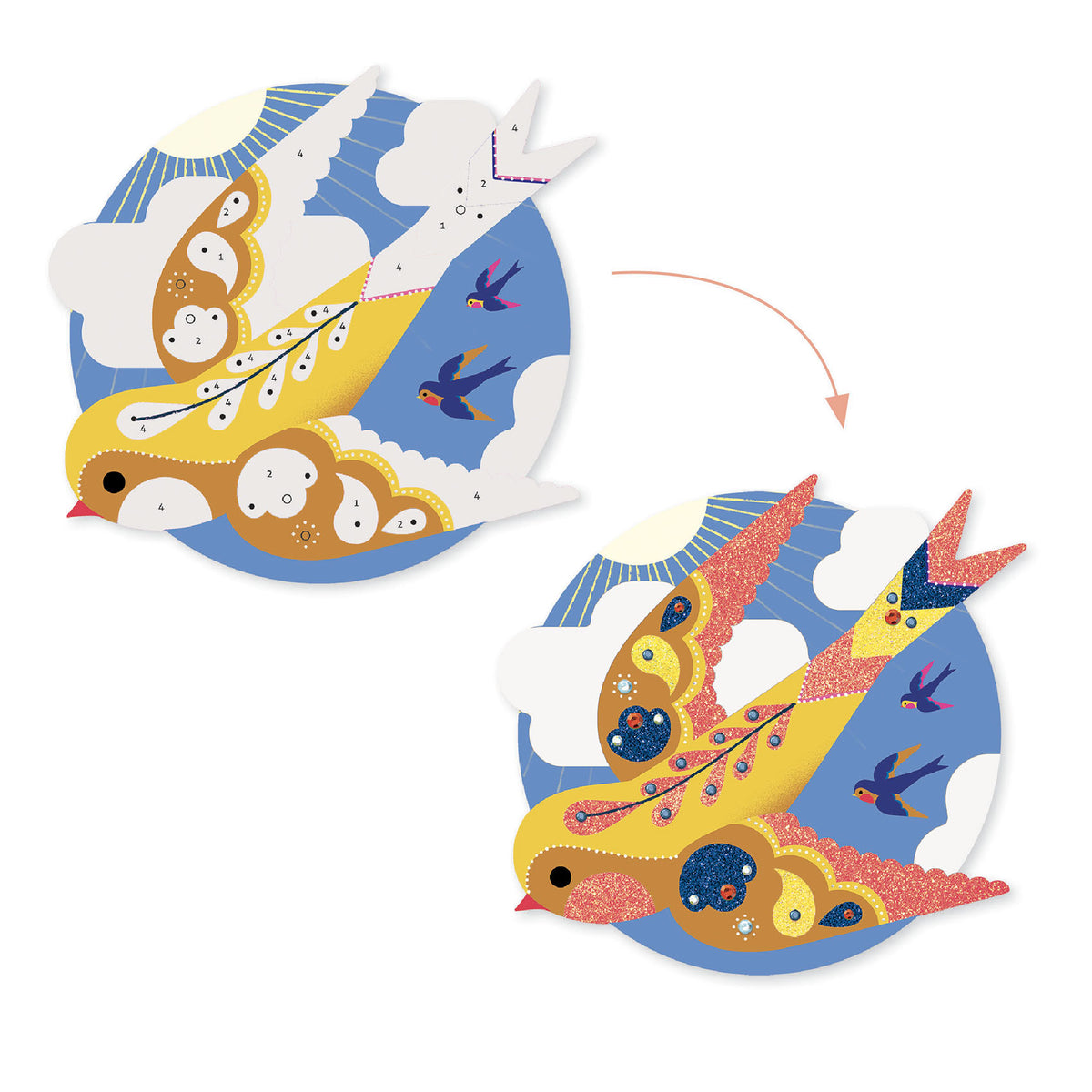 יצירה עם נצנצים - פרדיסו Default Title