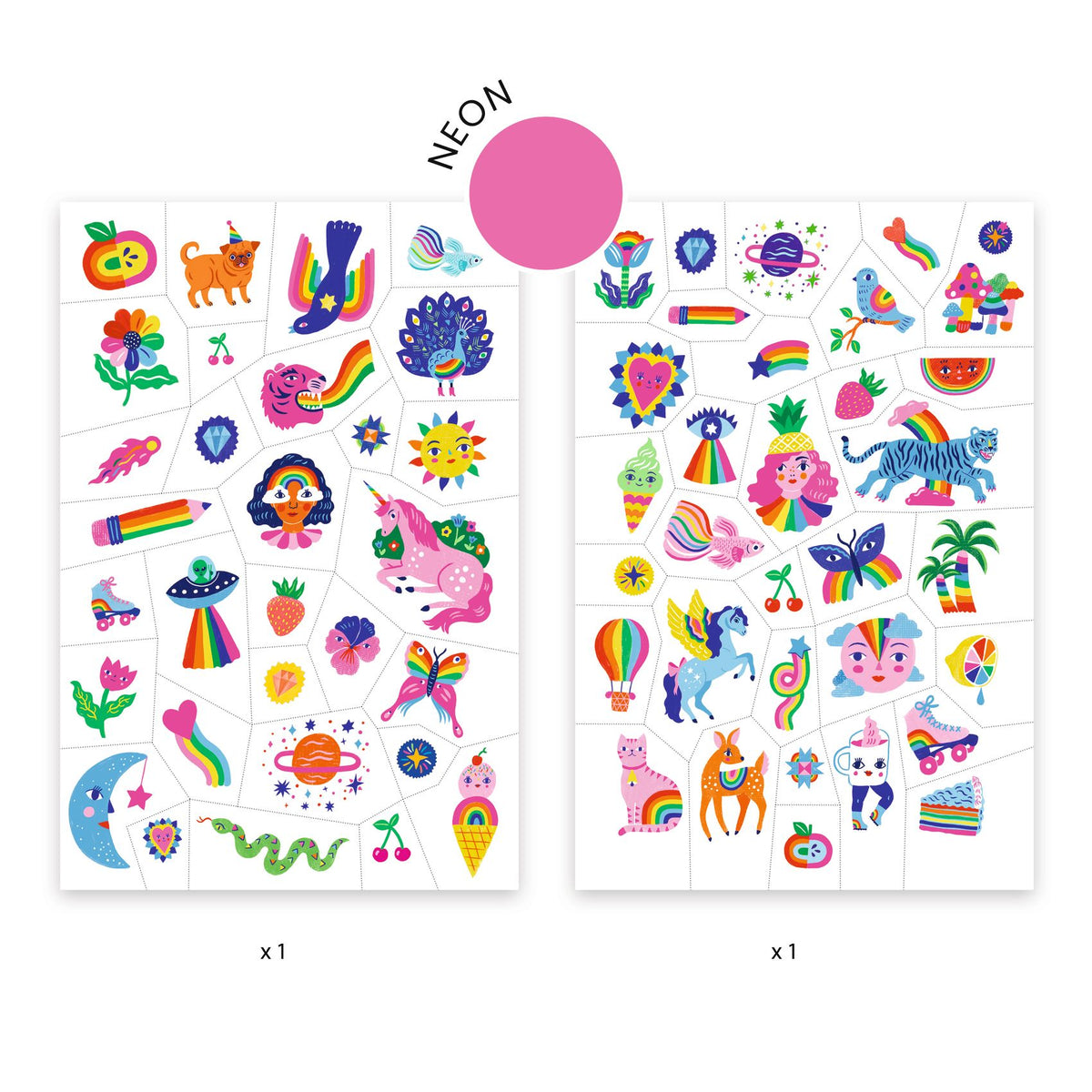 קעקועים -  קשתות צבעוניות Default Title