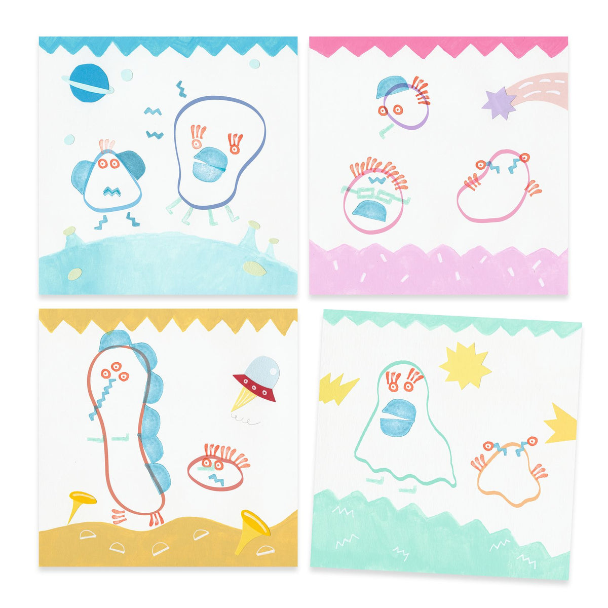 יצירה לקטנטנים חותמות - חוצנים Default Title