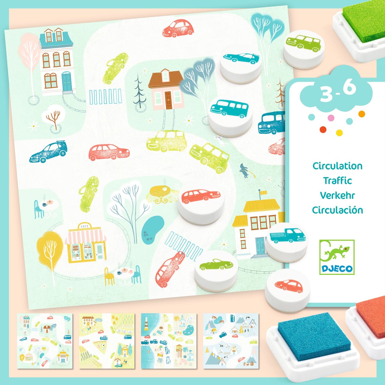 יצירה לקטנטנים חותמות - כלי רכב Default Title