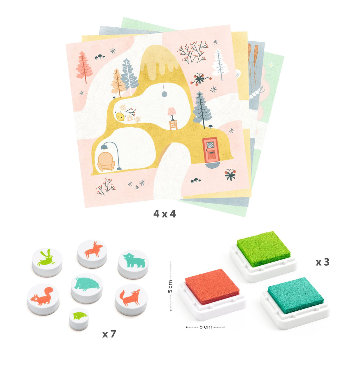 יצירה לקטנטנים חותמות - חיים בטבע Default Title