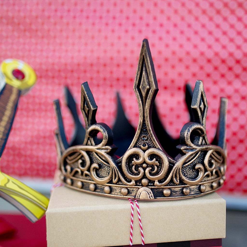 תחפושת - כתר ימי הביניים זהב/שחור Default Title