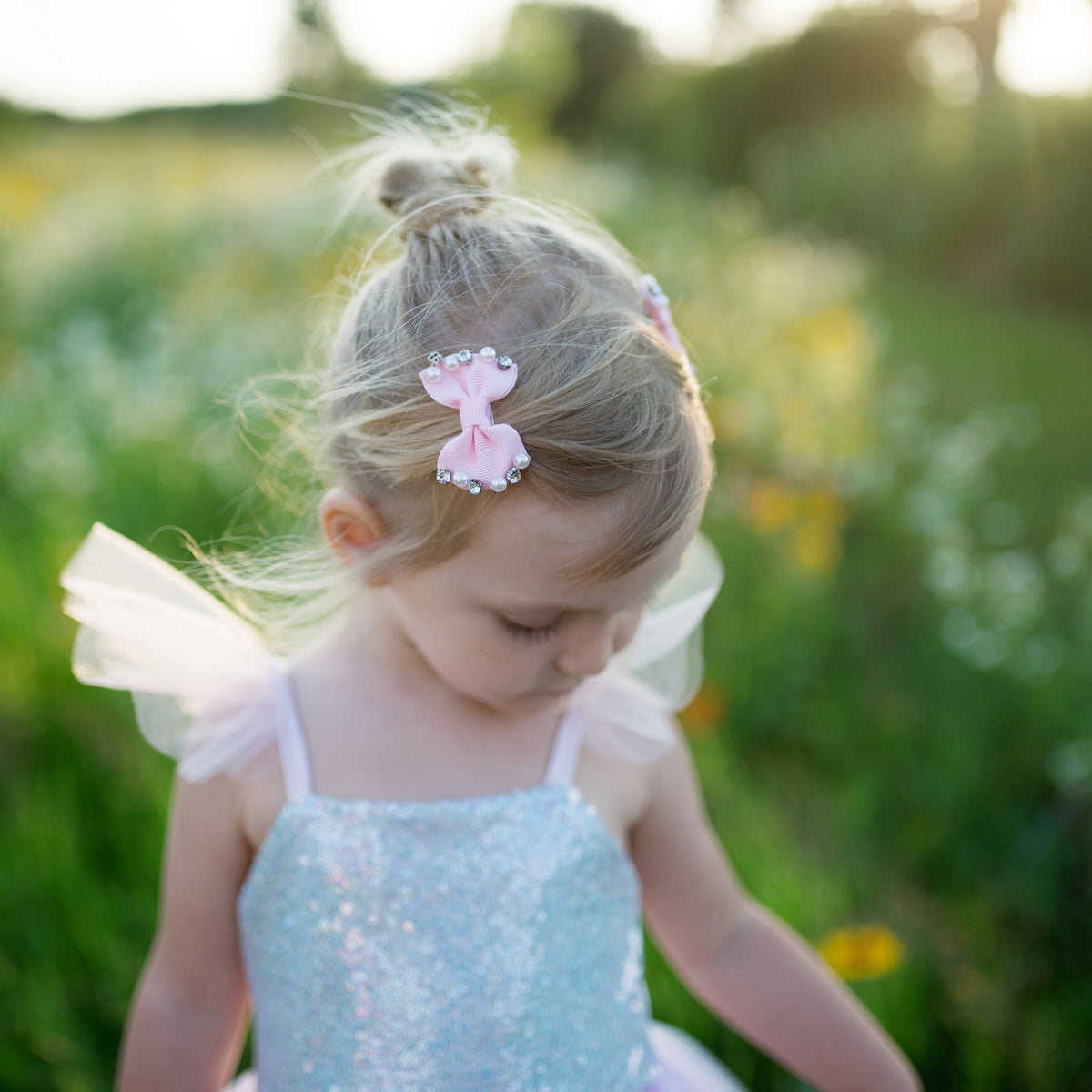 תחפושת 3/4 - שמלת נסיכה ורוד כסף Default Title