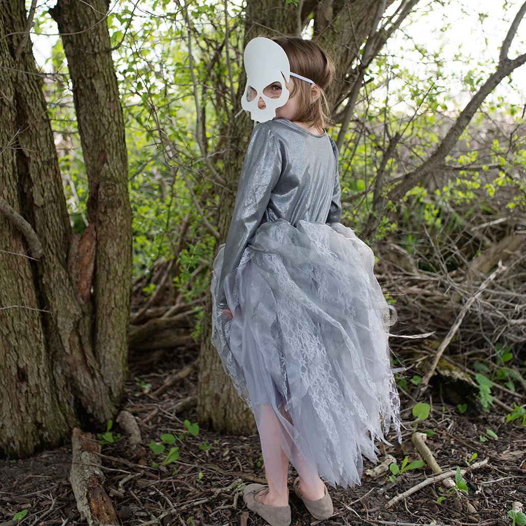 תחפושת 7/8 - מכשפת השלדים ( כולל מסיכה) Default Title