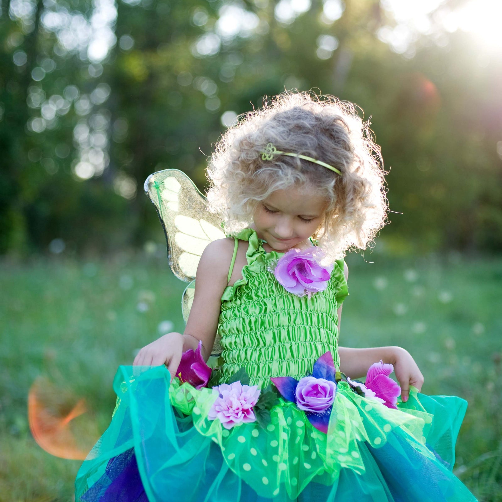 תחפושת 5/6 - פיית הפרחים ירוקה Default Title