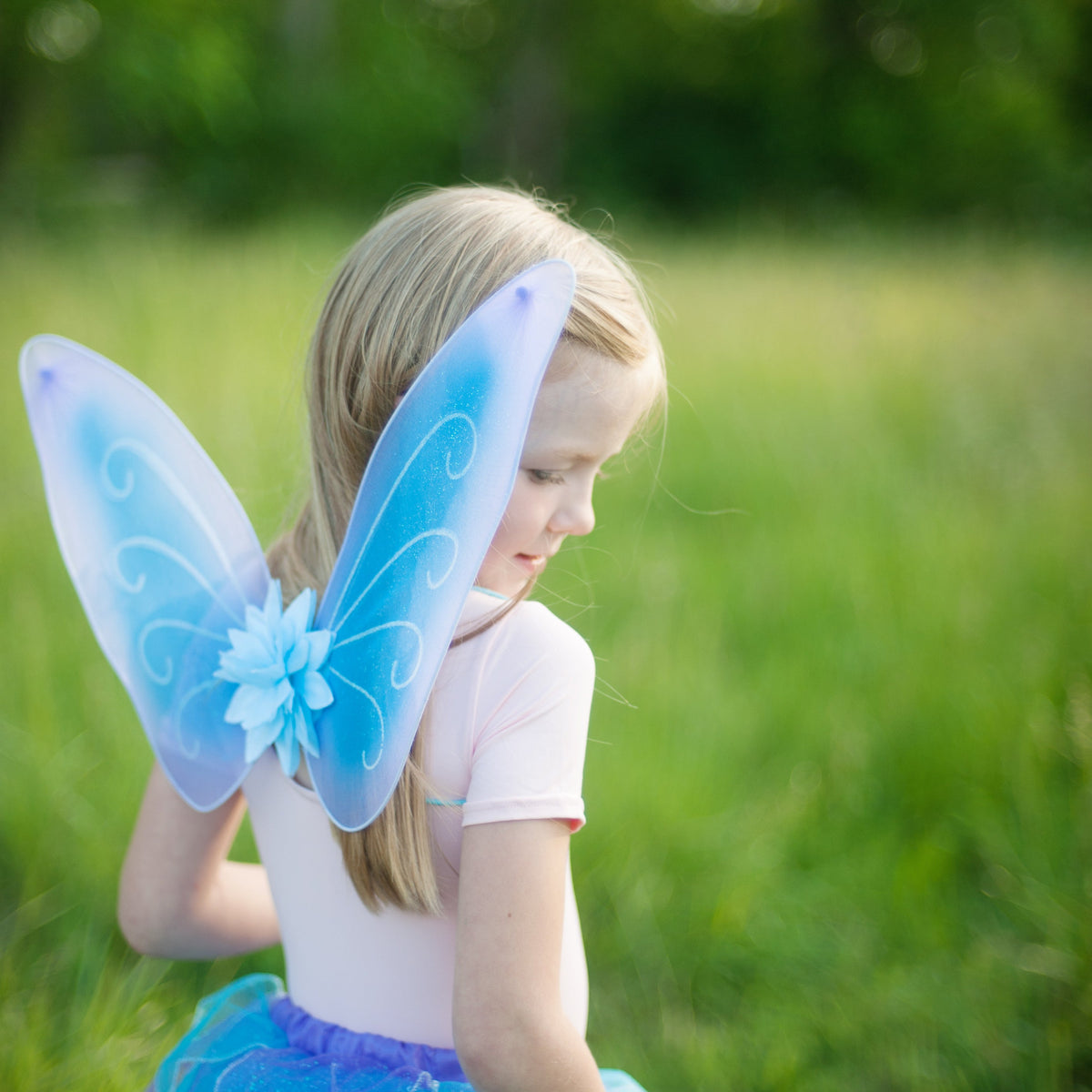 תחפושת 4/7 - חצאית, כנפיים ושרביט כחול Default Title