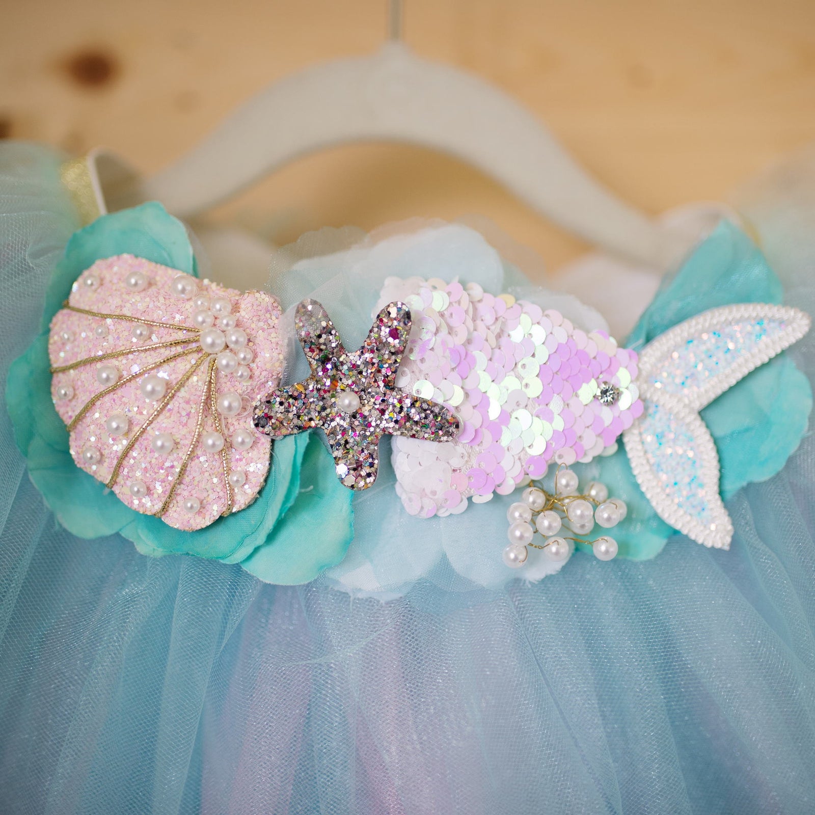 תחפושת 4/6 - חצאית טוטו בת ים Default Title