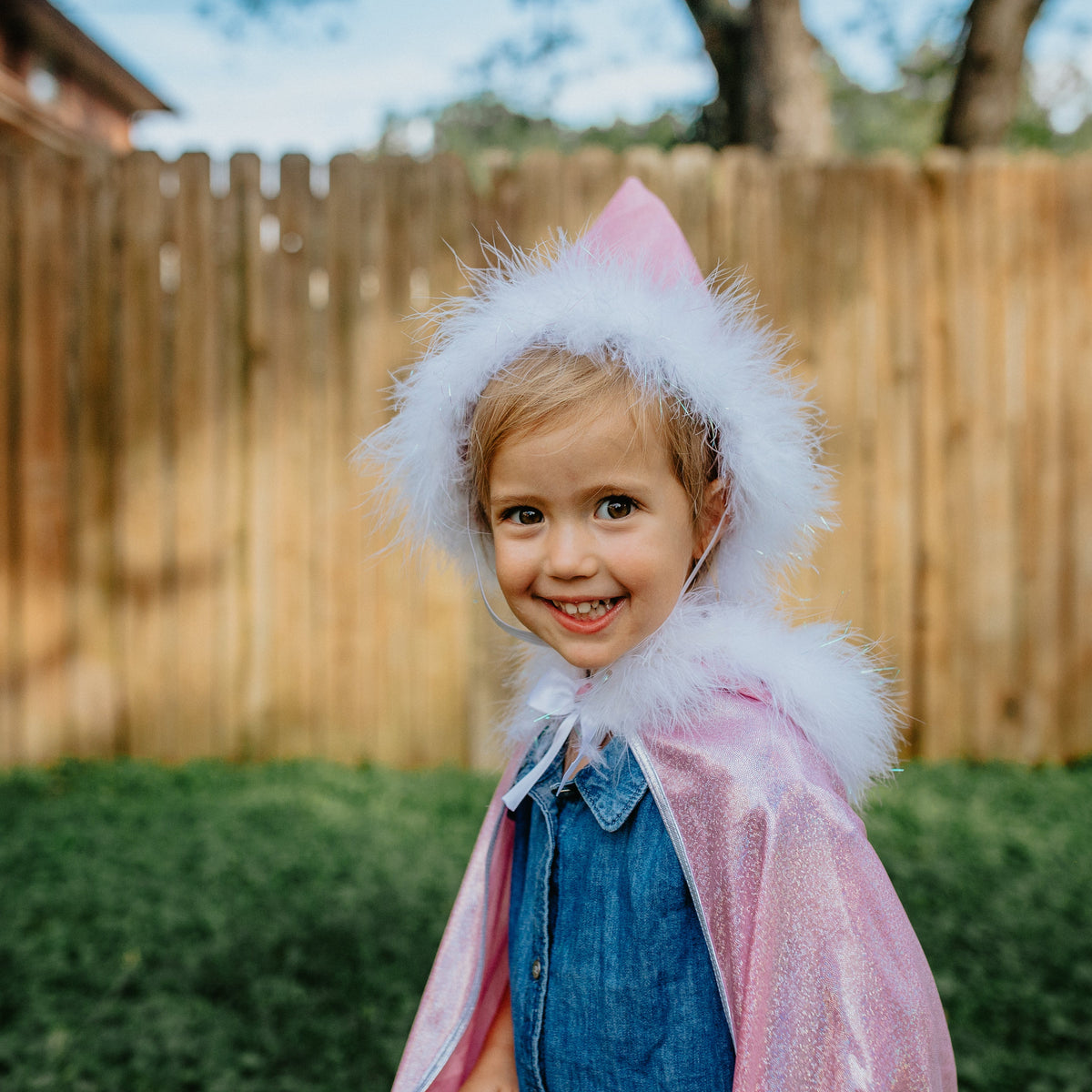 תחפושת 4/6 - גלימה נסיכה ורודה Default Title