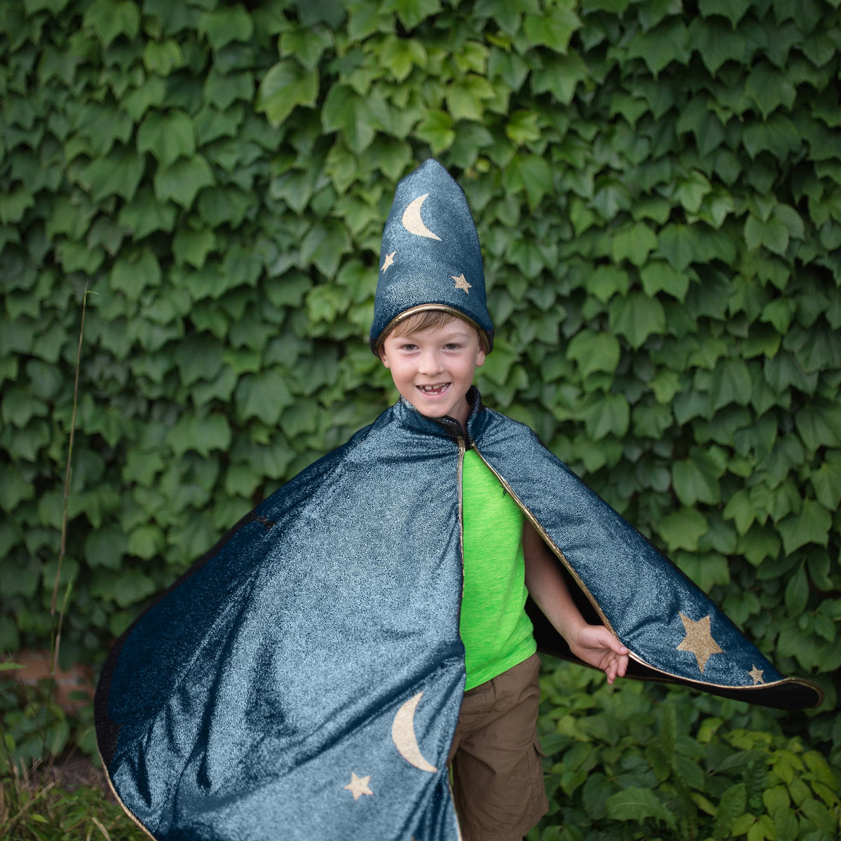 תחפושת 5/6 - גלימה וכובע קוסם ליל כוכבים Default Title